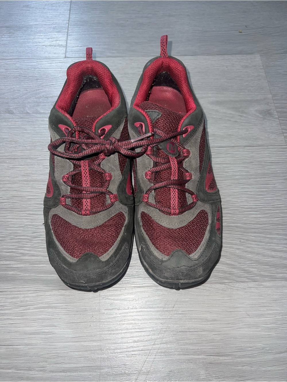 Merrell Women's Burgundy and Black Trail Sneaker